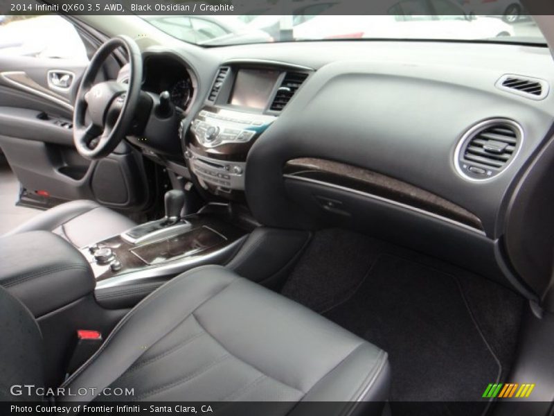 Black Obsidian / Graphite 2014 Infiniti QX60 3.5 AWD