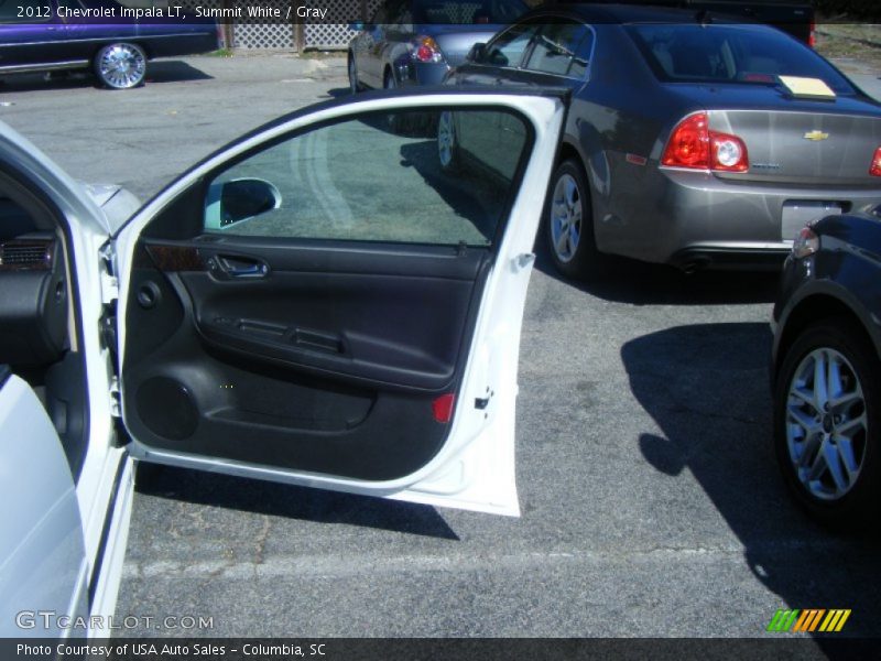 Summit White / Gray 2012 Chevrolet Impala LT
