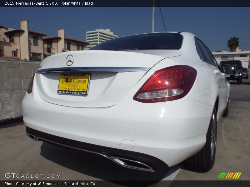 Polar White / Black 2015 Mercedes-Benz C 300