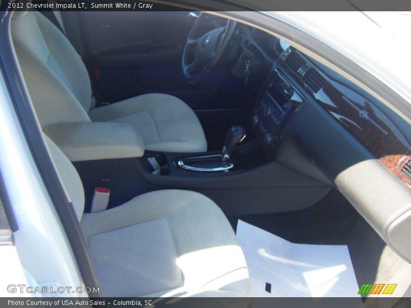 Summit White / Gray 2012 Chevrolet Impala LT