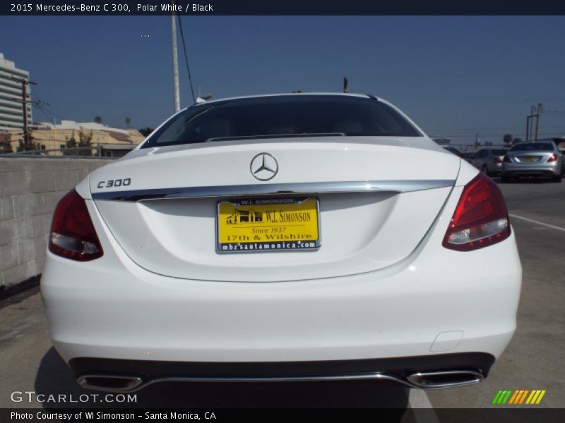 Polar White / Black 2015 Mercedes-Benz C 300