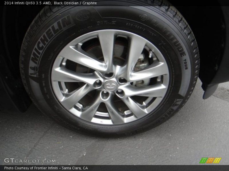 Black Obsidian / Graphite 2014 Infiniti QX60 3.5 AWD