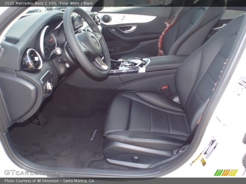 Polar White / Black 2015 Mercedes-Benz C 300