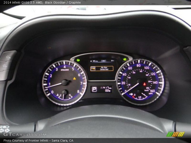 Black Obsidian / Graphite 2014 Infiniti QX60 3.5 AWD