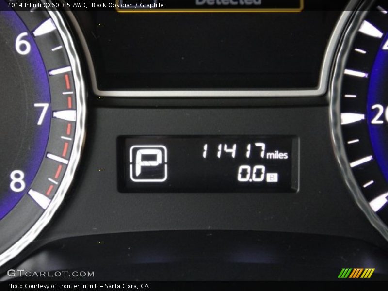 Black Obsidian / Graphite 2014 Infiniti QX60 3.5 AWD