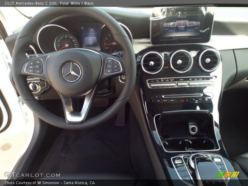 Polar White / Black 2015 Mercedes-Benz C 300