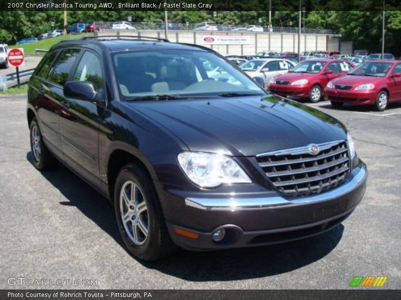 Brilliant Black / Pastel Slate Gray 2007 Chrysler Pacifica Touring AWD