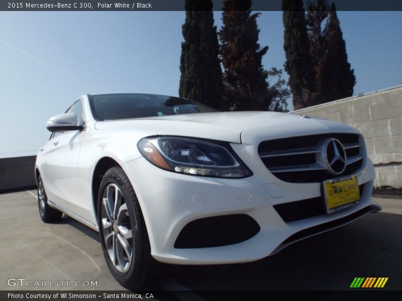 Polar White / Black 2015 Mercedes-Benz C 300