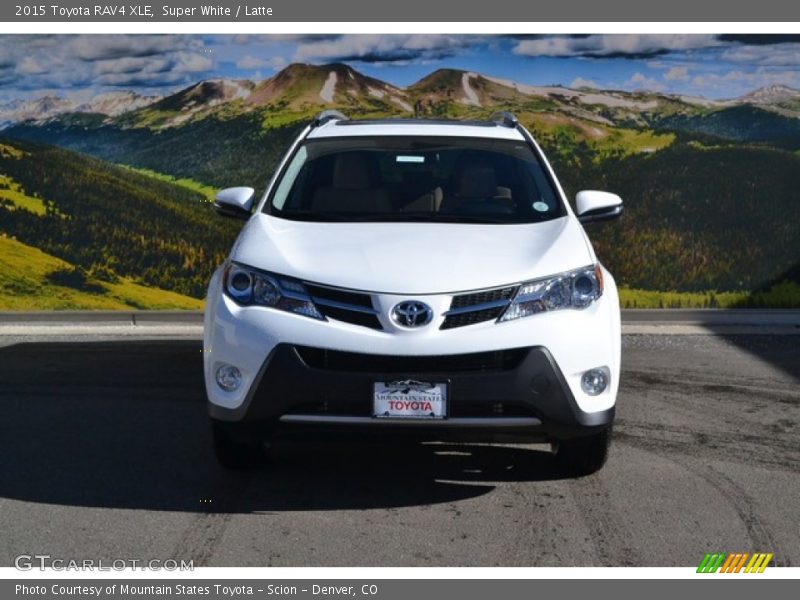 Super White / Latte 2015 Toyota RAV4 XLE