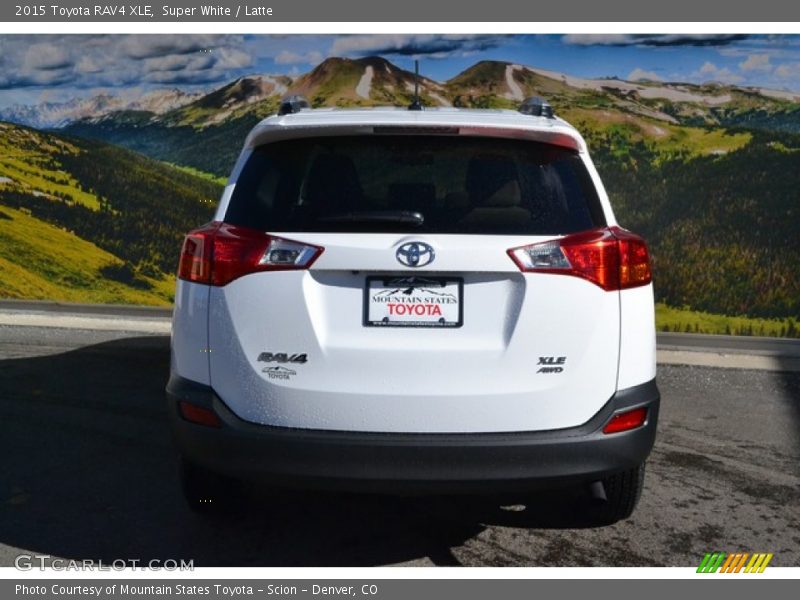 Super White / Latte 2015 Toyota RAV4 XLE