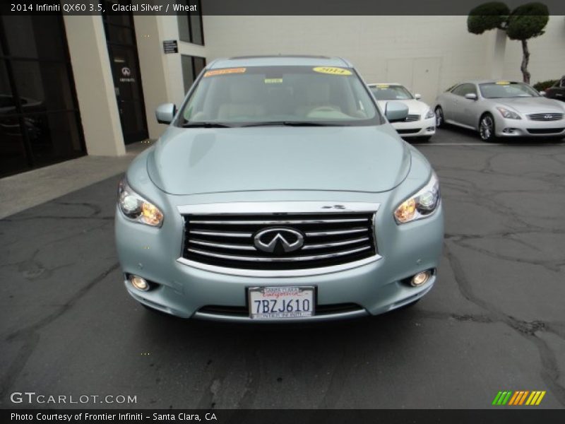 Glacial Silver / Wheat 2014 Infiniti QX60 3.5