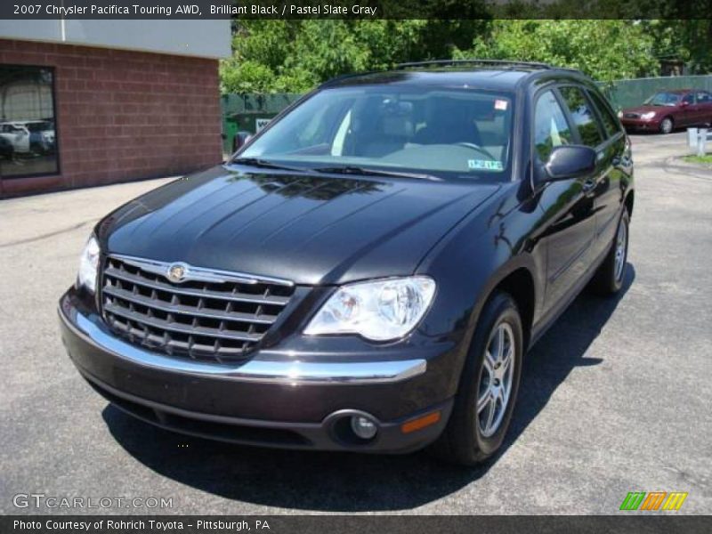 Brilliant Black / Pastel Slate Gray 2007 Chrysler Pacifica Touring AWD