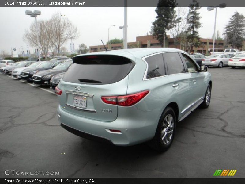 Glacial Silver / Wheat 2014 Infiniti QX60 3.5