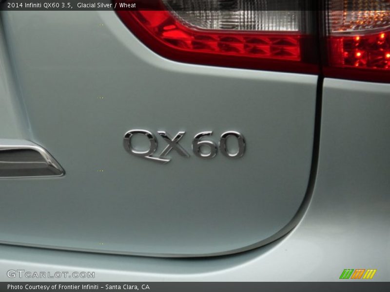 Glacial Silver / Wheat 2014 Infiniti QX60 3.5