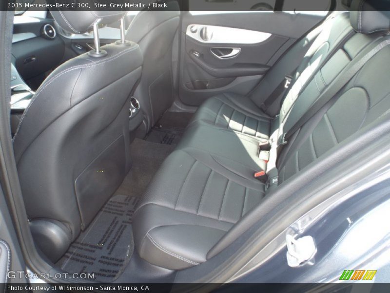 Steel Grey Metallic / Black 2015 Mercedes-Benz C 300