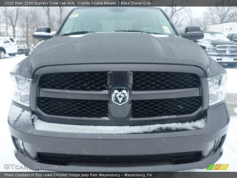 Granite Crystal Metallic / Black/Diesel Gray 2015 Ram 1500 Express Crew Cab 4x4