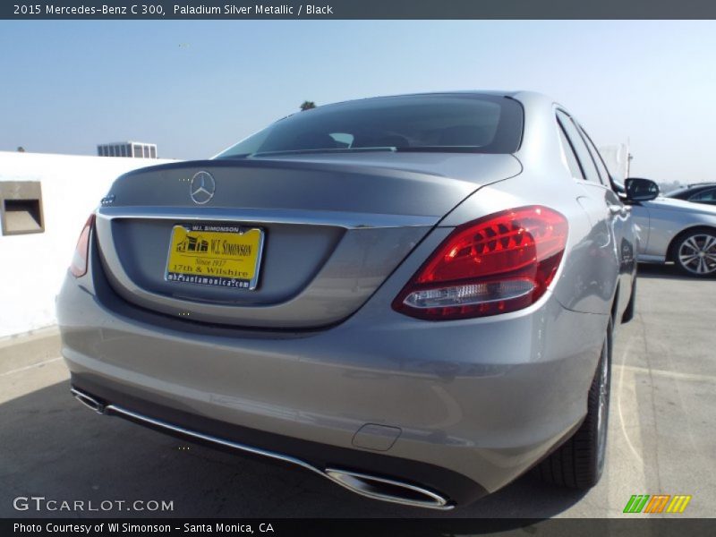 Paladium Silver Metallic / Black 2015 Mercedes-Benz C 300