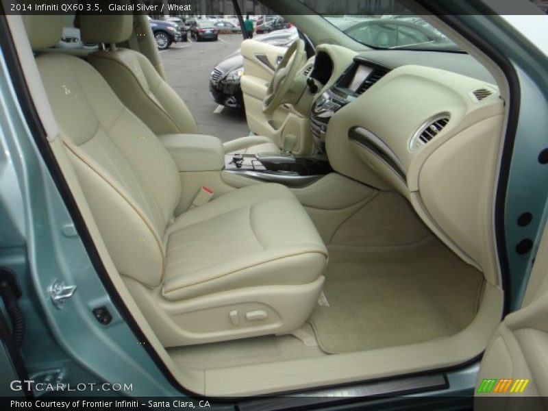 Glacial Silver / Wheat 2014 Infiniti QX60 3.5