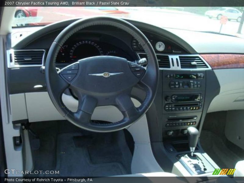 Brilliant Black / Pastel Slate Gray 2007 Chrysler Pacifica Touring AWD