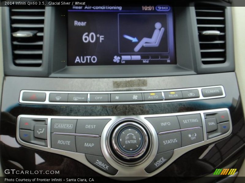 Glacial Silver / Wheat 2014 Infiniti QX60 3.5