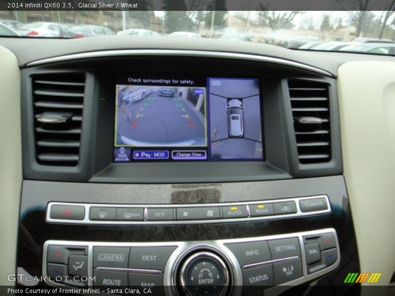 Glacial Silver / Wheat 2014 Infiniti QX60 3.5