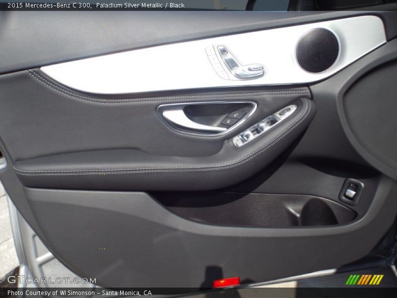 Paladium Silver Metallic / Black 2015 Mercedes-Benz C 300