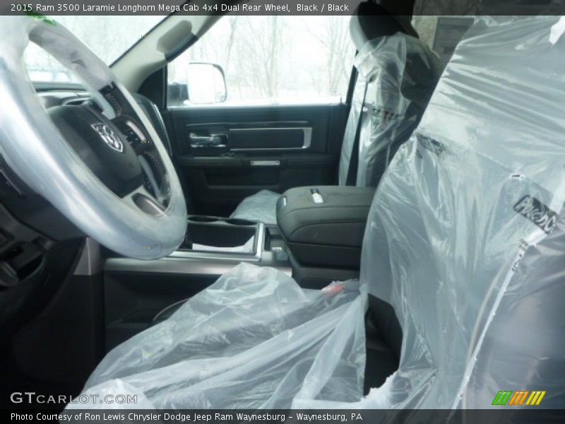 Black / Black 2015 Ram 3500 Laramie Longhorn Mega Cab 4x4 Dual Rear Wheel