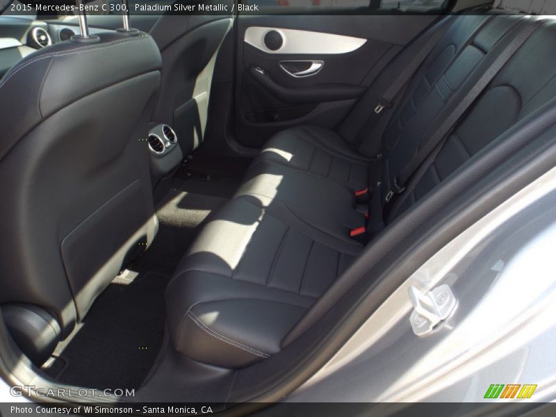 Paladium Silver Metallic / Black 2015 Mercedes-Benz C 300