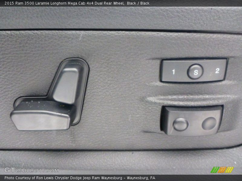 Controls of 2015 3500 Laramie Longhorn Mega Cab 4x4 Dual Rear Wheel