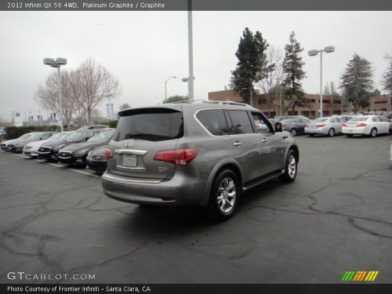 Platinum Graphite / Graphite 2012 Infiniti QX 56 4WD