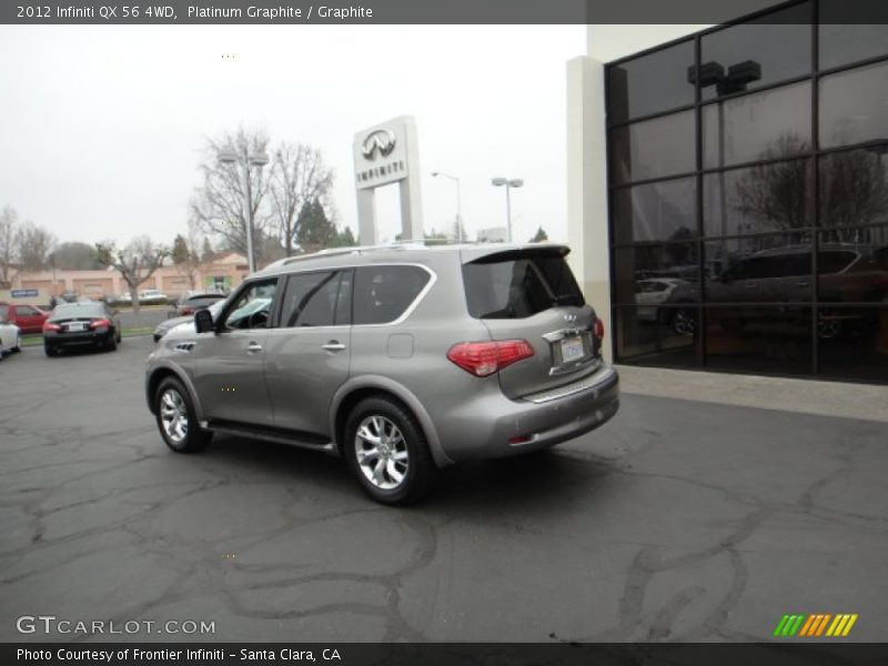 Platinum Graphite / Graphite 2012 Infiniti QX 56 4WD