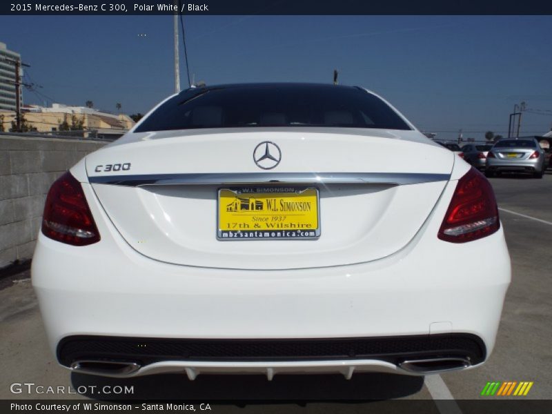 Polar White / Black 2015 Mercedes-Benz C 300