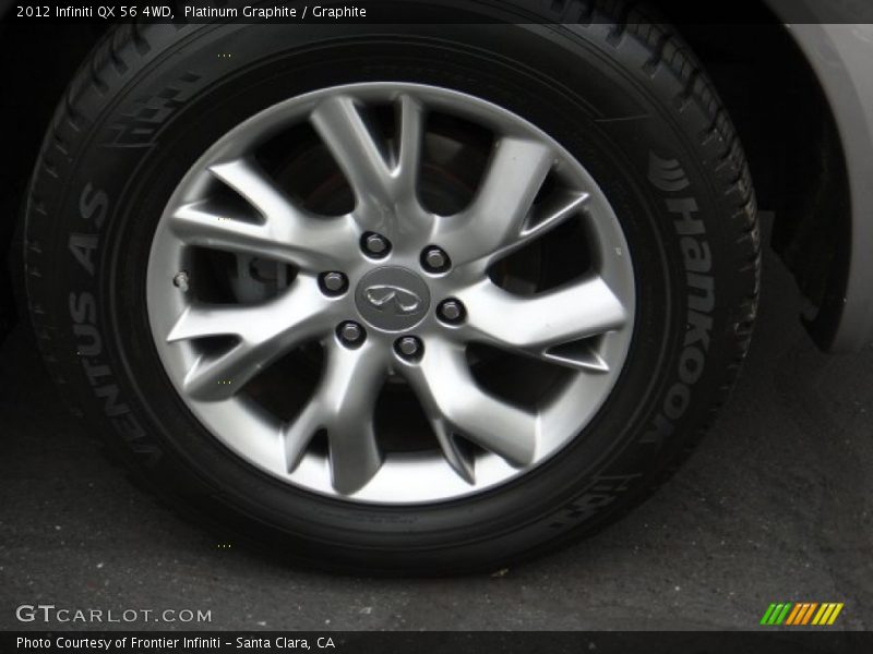 Platinum Graphite / Graphite 2012 Infiniti QX 56 4WD