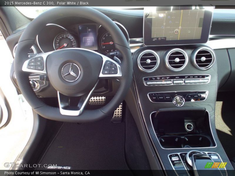 Polar White / Black 2015 Mercedes-Benz C 300
