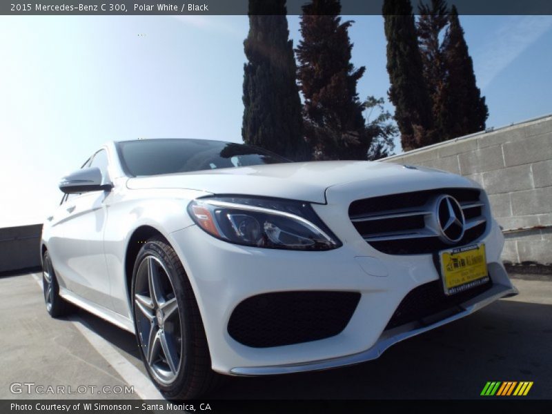 Polar White / Black 2015 Mercedes-Benz C 300