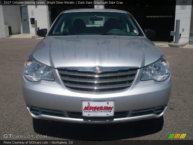 Bright Silver Metallic / Dark Slate Gray/Light Slate Gray 2007 Chrysler Sebring Sedan