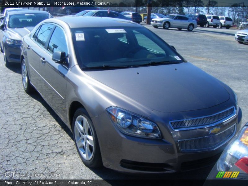Mocha Steel Metallic / Titanium 2012 Chevrolet Malibu LS