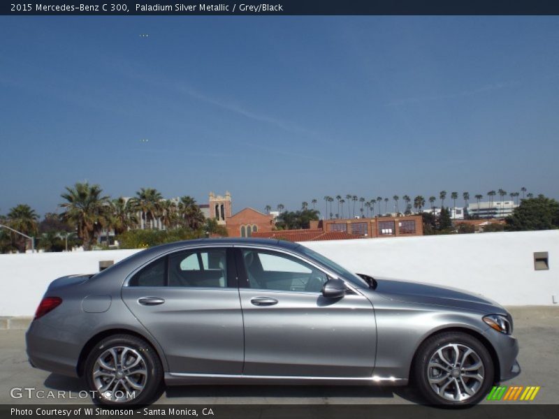 Paladium Silver Metallic / Grey/Black 2015 Mercedes-Benz C 300