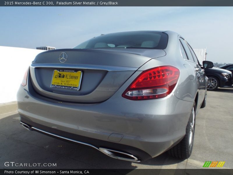Paladium Silver Metallic / Grey/Black 2015 Mercedes-Benz C 300