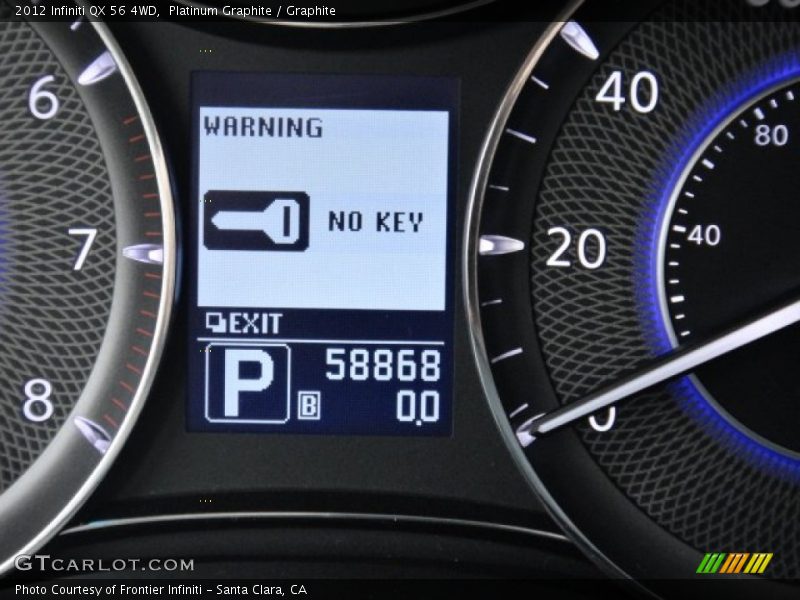 Platinum Graphite / Graphite 2012 Infiniti QX 56 4WD