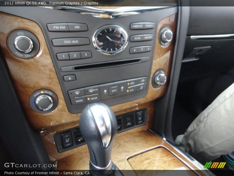 Platinum Graphite / Graphite 2012 Infiniti QX 56 4WD