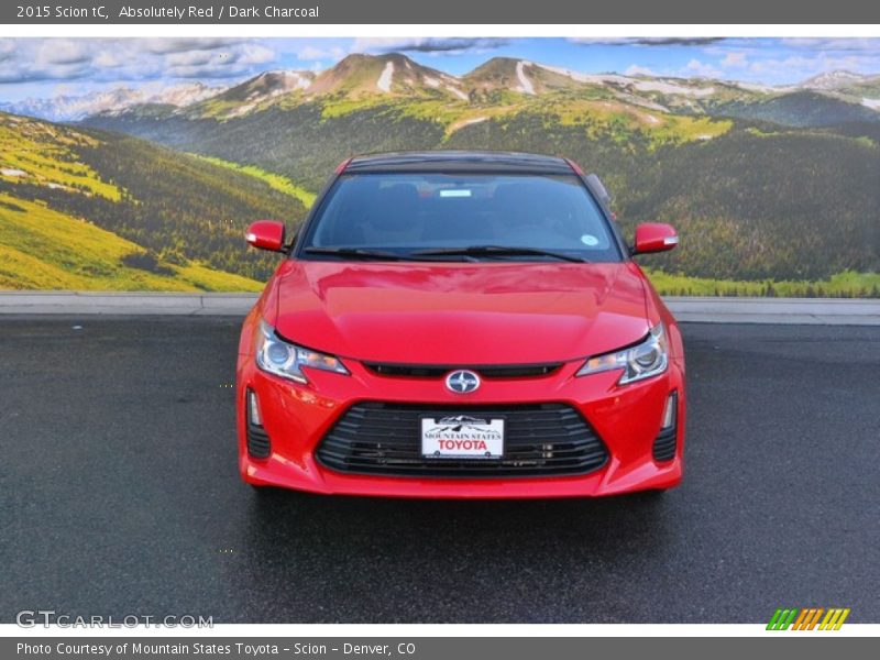 Absolutely Red / Dark Charcoal 2015 Scion tC