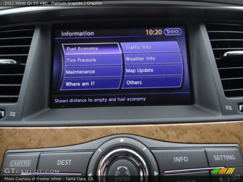 Platinum Graphite / Graphite 2012 Infiniti QX 56 4WD