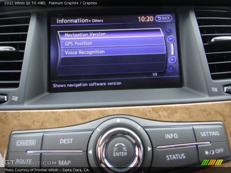 Platinum Graphite / Graphite 2012 Infiniti QX 56 4WD