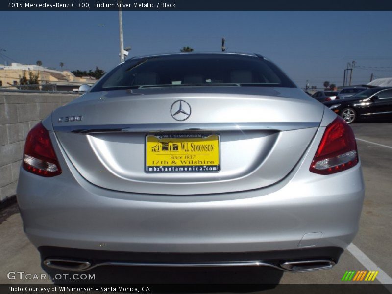 Iridium Silver Metallic / Black 2015 Mercedes-Benz C 300