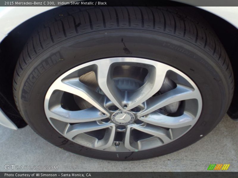 Iridium Silver Metallic / Black 2015 Mercedes-Benz C 300