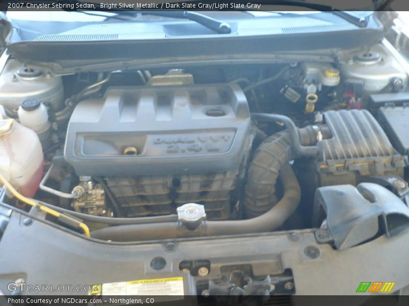 Bright Silver Metallic / Dark Slate Gray/Light Slate Gray 2007 Chrysler Sebring Sedan