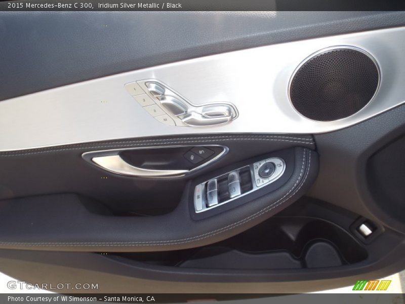 Iridium Silver Metallic / Black 2015 Mercedes-Benz C 300