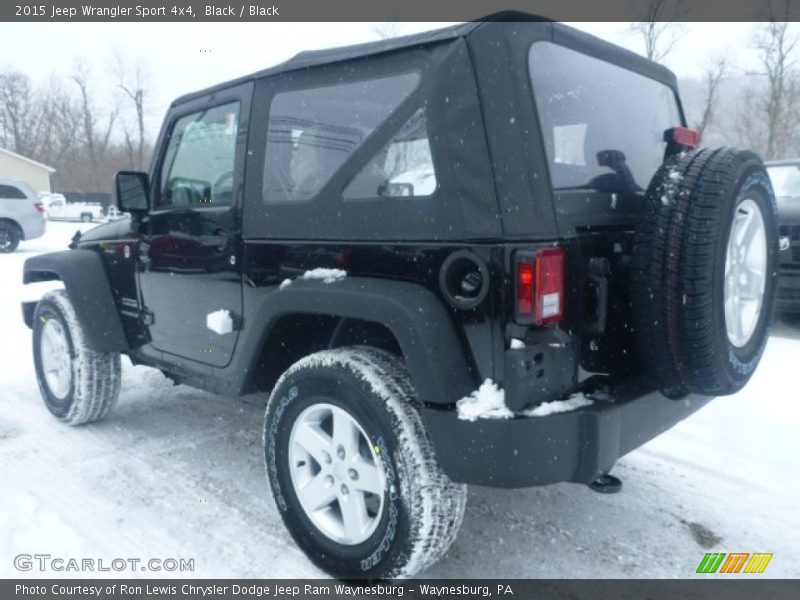 Black / Black 2015 Jeep Wrangler Sport 4x4