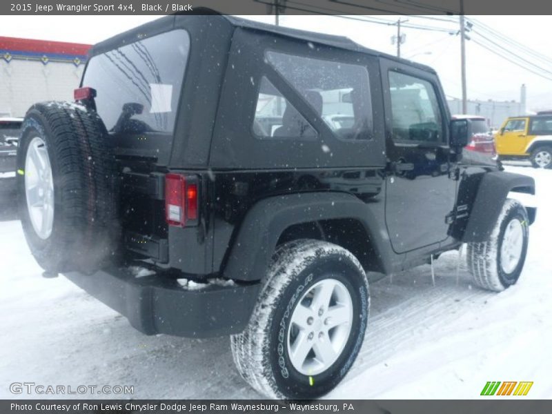 Black / Black 2015 Jeep Wrangler Sport 4x4